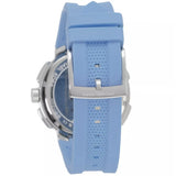 Michael Kors Sidney Multifunction Crystals Silver Dial Blue Rubber Strap Watch for Women - MK7220 Authentic Buy Shop Now