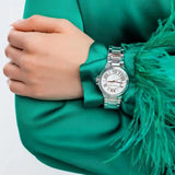 Michael Kors Camille Three Hand Silver Dial Silver Steel Strap Watch For Women - MK7259 Authentic Buy Shop Now