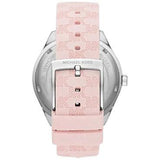 Michael Kors Jessa Quartz Silver Dial Pink Silicone Strap Watch For Women - MK7268 Authentic Buy Shop Now