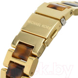 Michael Kors Camille Chronograph Brown Dial Two Tone Steel Strap Watch For Women - MK7269 Authentic Buy Shop Now