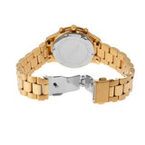 Michael Kors Runway Chronograph Gold Dial Gold Steel Strap Watch For Women - MK7326 Authentic Buy Shop Now