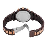 Michael Kors Maren Chronograph Brown Dial Two Tone Steel Strap Watch for Women - MK7496 Authentic Buy Shop Now