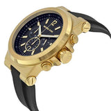 Michael Kors Dylan Chronograph Black Dial Black Rubber Strap Watch for Men - MK8445 Authentic Buy Shop Now