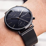 Michael Kors Jaryn Black Dial Black Stainless Steel Strap Watch for Men - MK8504 Authentic Buy Shop Now