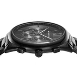 Michael Kors Langford Chronograph Black Dial Black Steel Strap Watch For Men - MK8993 Authentic Buy Shop Now