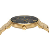 Michael Kors Blake Quartz Black Dial Gold Steel Strap Watch for Men - MK9136 Authentic Buy Shop Now