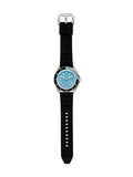 Michael Kors Maritime Three Hand Blue Dial Black Silicone Strap Watch for Men - MK9167 Authentic Buy Shop Now