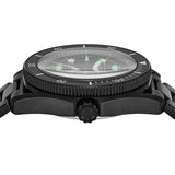 Michael Kors Maritime Three Hand Black Dial Black Steel Strap Watch for Men - MK9181 Authentic Buy Shop Now