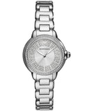 Emporio Armani Mia Three Crystals Silver Dial Silver Steel Strap Watch For Women - AR11632 Authentic Buy Shop Now