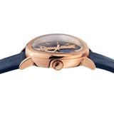 Versace Virtus Quartz Blue Dial Blue Leather Strap Watch for Women - VEHC00419 Authentic Buy Shop Now