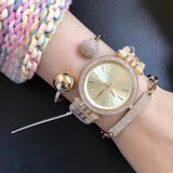 Michael Kors Darci Gold Dial Gold Steel Strap Watch for Women - MK4325 Authentic Buy Shop Now