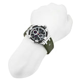 Maurice Lacroix Aikon Chronograph Black Dial Green Leather Strap Watch for Men - AI1018-PVB21-330-1 Authentic Buy Shop Now