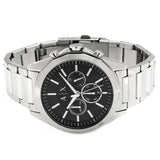 Armani Exchange Drexler Chronograph Black Dial Silver Steel Strap Watch for Men - AX2600 Authentic Buy Shop Now