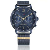 Tommy Hilfiger Blake Quartz Blue Dial Blue Mesh Bracelet Watch for Men - 1782305 Authentic Buy Shop Now