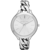 Michael Kors Slim Runway Silver Dial Silver Steel Strap Watch for Women - MK3279 Authentic Buy Shop Now