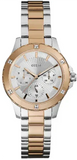 Guess Mist Quartz Silver Dial Two Tone Steel Strap Watch For Women - W0443L4 Authentic Buy Shop Now