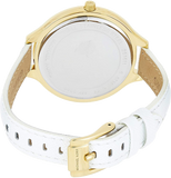 Michael Kors Slim Runway Quartz Gold Dial White Leather Strap Watch For Women - MK2389 Authentic Buy Shop Now