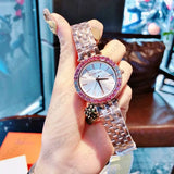 Michael Kors Darci Pave Silver Dial Rose Gold Steel Strap Watch For Women - MK4517 Authentic Buy Shop Now