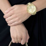 Michael Kors Bradshaw Gold Dial Gold Steel Strap Watch for Women - MK5722 Authentic Buy Shop Now