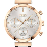 Hugo Boss Flawless Silver Dial Silver Mesh Bracelet Watch for Women -1502551 Authentic Buy Shop Now