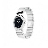 Dior Gem Dior Black Mother of Pearl Dial Silver Steel Strap Watch for Women - CD18111X1005 Authentic Buy Shop Now