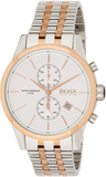 Hugo Boss Jet Silver Dial Two Tone Steel Strap Watch for Men - 1513385 Authentic Buy Shop Now