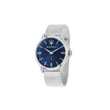 Maserati Epoca Blue Dial Silver Mesh Bracelet Watch For Men - R8853118006 Authentic Buy Shop Now