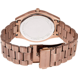 Michael Kors Runway Quartz Brown Dial Brown Steel Strap Watch For Women - MK3418 Authentic Buy Shop Now