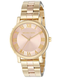 Michael Kors Norie Gold Dial Two Tone Steel Strap Watch for Women - MK3586 Authentic Buy Shop Now