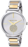 Michael Kors Silver Dial Two Tone Steel Strap Watch for Women - MK3679 Authentic Buy Shop Now