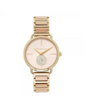 Michael Kors Portia Rose Gold Dial Two Tone Steel Strap Watch for Women - MK3706 Authentic Buy Shop Now