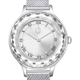 Swarovski Octea Nova Silver Dial Silver Mesh Strap Watch for Women - 5650039 Authentic Buy Shop Now
