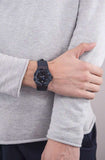 Maserati Potenza Black Dial 42mm Blue Leather Strap Watch For Men - R8851108007 Authentic Buy Shop Now