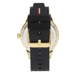 Tommy Hilfiger Austin Black Dial Black Rubber Strap Watch for Men - 1791636 Authentic Buy Shop Now