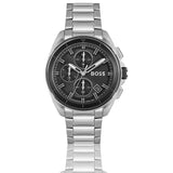 Hugo Boss Volane Black Dial Silver Steel Strap Watch for Men - 1513949 Authentic Buy Shop Now