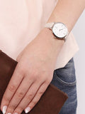 Fossil Jacqueline White Dial Pink Leather Strap Watch for Women - ES4303 Authentic Buy Shop Now