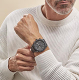 Fossil Bronson Chronograph Grey Dial Brown Leather Strap Watch for Men - FS5855 Authentic Buy Shop Now