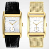 Movado Heritage Mother of Pearl White Dial Black Leather Strap Watch For Women - 3650050 Authentic Buy Shop Now
