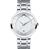 Movado 1881 Automatic Silver Dial Silver Steel Strap Watch for Men - 606915 Authentic Buy Shop Now