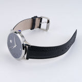 Movado 1881 Automatic Black Dial Black Leather Strap Watch for Men - 606873 Authentic Buy Shop Now