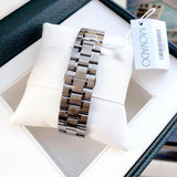 Movado Heritage Calendoplan Black Dial Silver Steel Strap Watch For Men - 3650095 Authentic Buy Shop Now