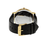 Movado TC Silver Dial Black Leather Strap Watch For Men - 606695 Authentic Buy Shop Now