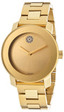 Movado Bold Gold Dial Yellow Gold Steel Strap Watch for Women - 3600104 Authentic Buy Shop Now