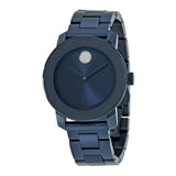 Movado Bold Blue Dial Blue Steel Strap Watch For Women - 3600388 Authentic Buy Shop Now