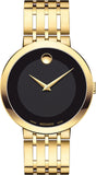 Movado Esperanza Museum 39mm Black Dial Stainless Steel Watch For Men - 0607059 Authentic Buy Shop Now