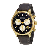 Movado Heritage Chronograph Calendoplan Blue Dial Black Leather Strap Watch for Men - 3650006 Authentic Buy Shop Now