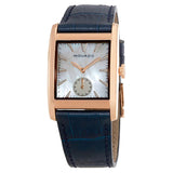 Movado Heritage Mother of Pearl White Dial Blue Leather Strap Watch For Women - 3650052 Authentic Buy Shop Now