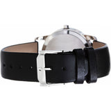 Movado Museum Black Dial Black Leather Strap Watch For Men - 606502 Authentic Buy Shop Now