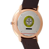 Movado Ultra Slim White Dial Brown Leather Strap Watch For Men - 0607089 Authentic Buy Shop Now