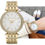 Michael Kors Darci Mother of Pearl Dial Gold Steel Strap Watch for Women - MK3219 Authentic Buy Shop Now